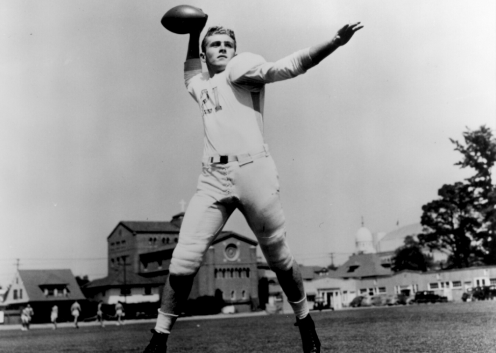 1950: Jim Hardy throws eight interceptions
